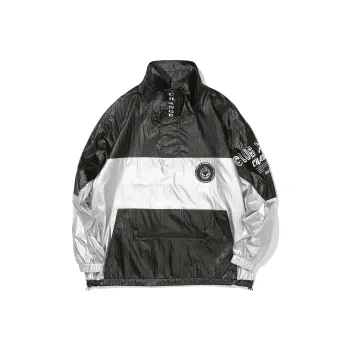 Clubxxhh Jackets Coats Unisex Black Silver