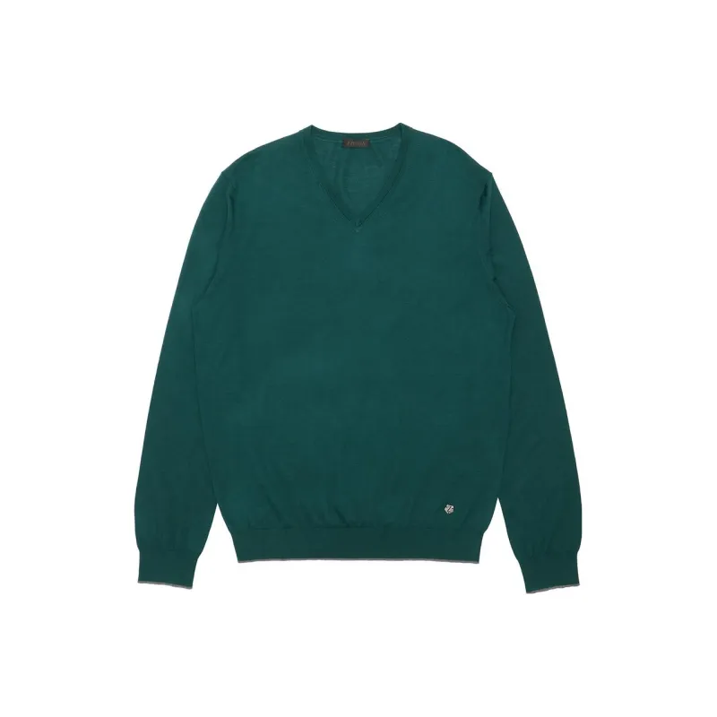 Zzegna FW23 Knitwear Men's Green-0