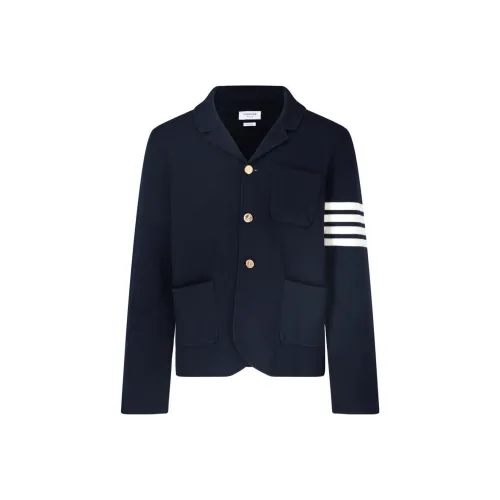 THOM BROWNE 4 Bar Knit Blazer