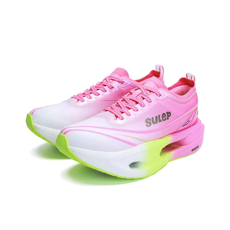 Speed joy run Running Shoes Men Low Top 25SLP M18 White/Watermelon Red-2