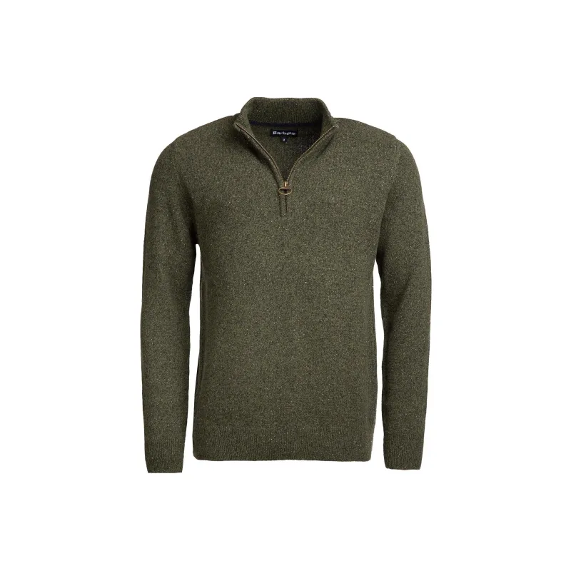BARBOUR Essential Tisbury Half Zip Jumper-0