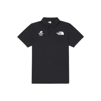 THE NORTH FACE PO TEAMKOREA ICE DAY Polo Shirt Men's Black