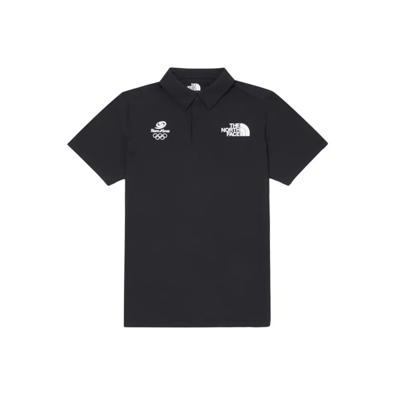 THE NORTH FACE PO TEAMKOREA ICE DAY Polo Shirt Men's Black-0