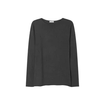 AMERICAN VINTAGE A.M FW24 JUMPER MARCEL Knitwear Men's MELANGE CHARCOAL/MIXED CHARCOAL