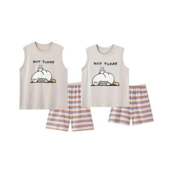 Qiao Ni Tong Unisex Pajama Sets