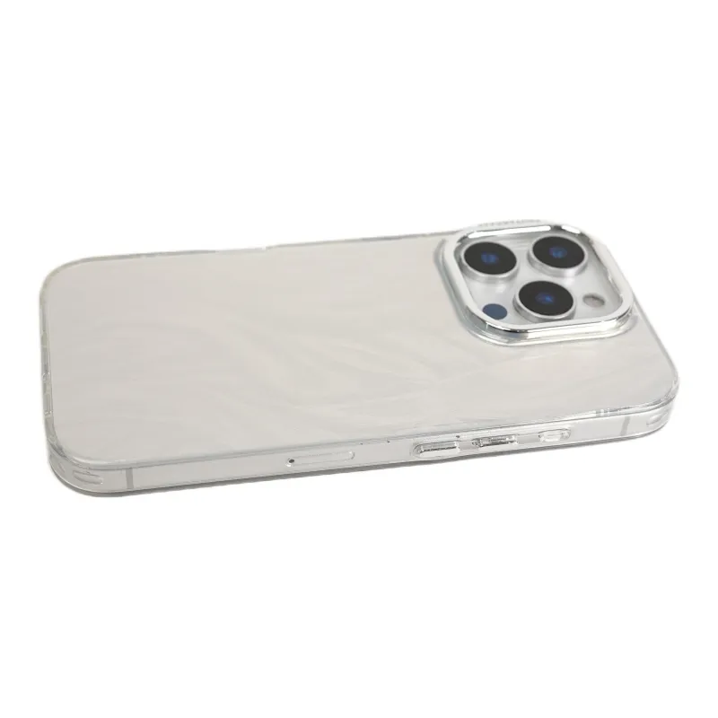 Wei Xin Acrylic Material Double Layer Camlet Phone Cases Compatible With IPhone 16/15 Pro Max/Apple 13/14 Pro/Max-3