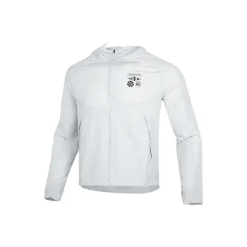 Nike MILER Jackets Men Gray White