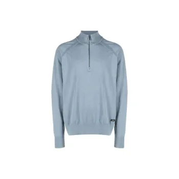 Calvin Klein Lyocell blend Quarter zip Jumper
