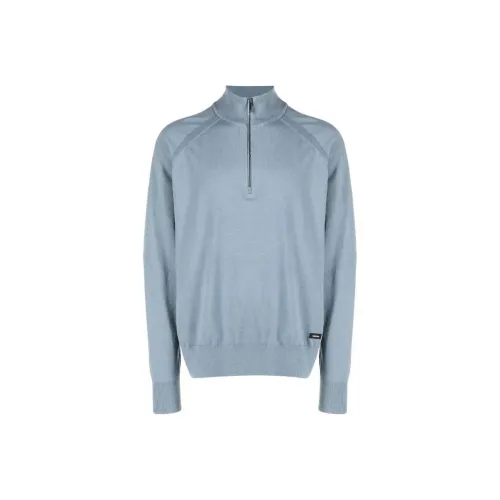 Calvin Klein Lyocell blend Quarter zip Jumper