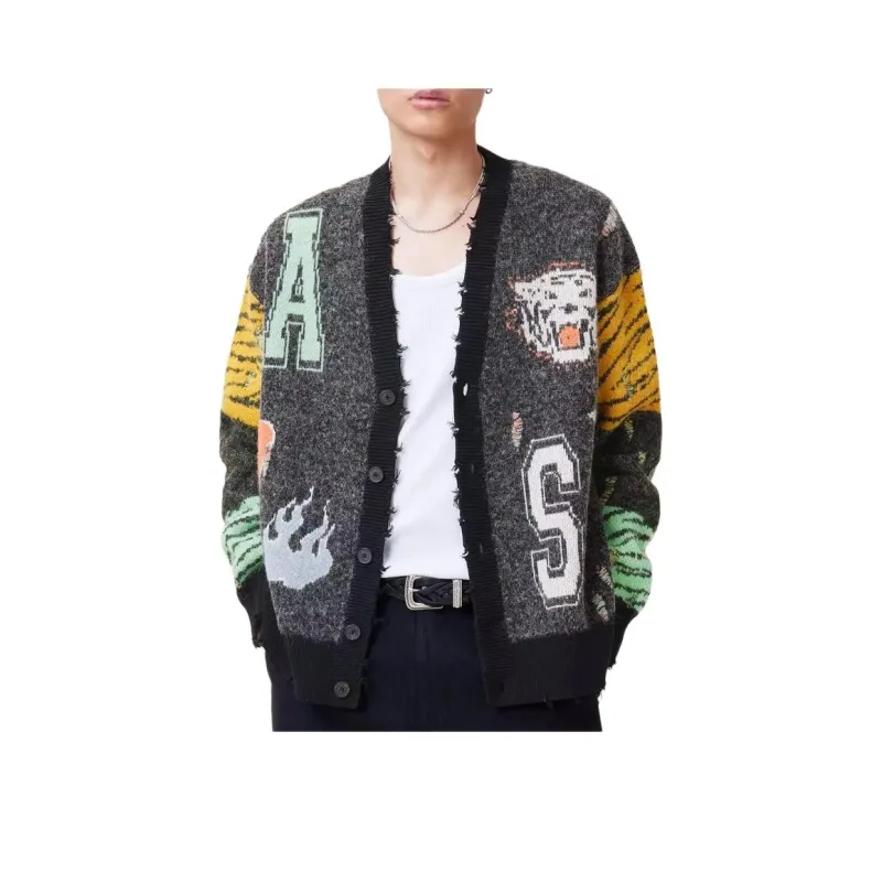 ALLSAINTS Graphic Intarsia Knitwear-0