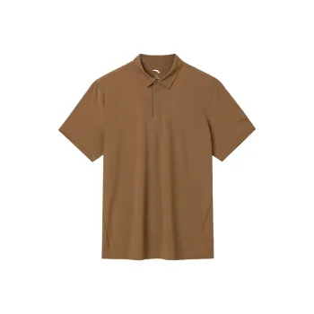 CHAOJIANTA Polo Shirt Men's Pear Brown