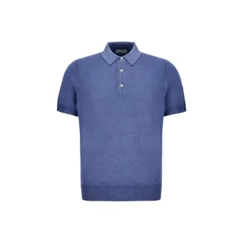 Canali Knitted Polo Shirt