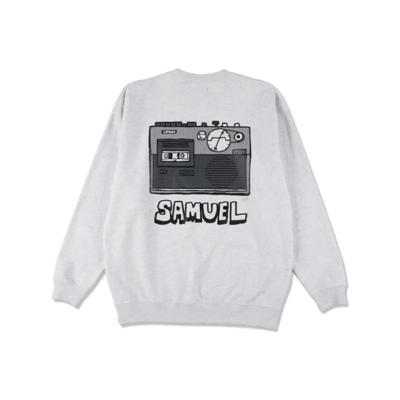 WIND AND SEA SS25 SAMUEL X WDS Sweatshirt Unisex Gray-0