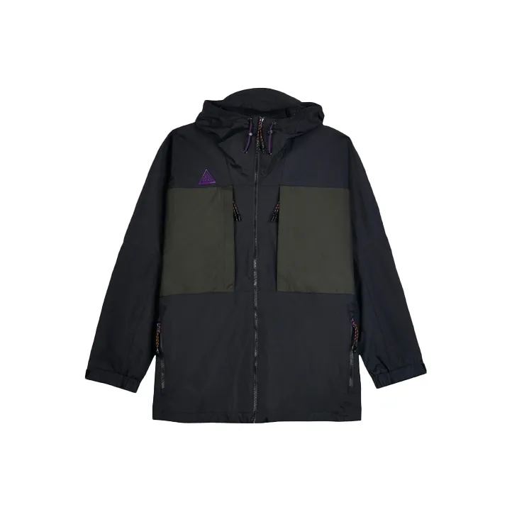 Nike Jackets Men Black Purple-0