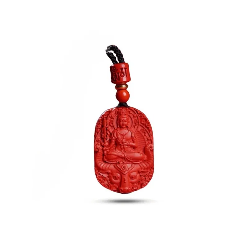 Sima Is Ethereal Cinnabar Jade Pendants Unisex-4