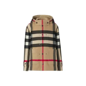 Burberry FW21 Technology Wool Jackets & Coats Men's Khaki 80414021