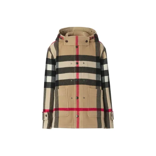 Burberry FW21 Technology Wool Jackets & Coats Men's Khaki 80414021