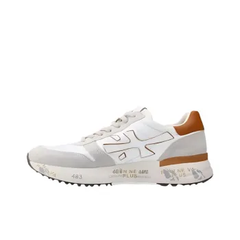 PREMIATA Mick Low Top Casual Shoes Men's Gray White