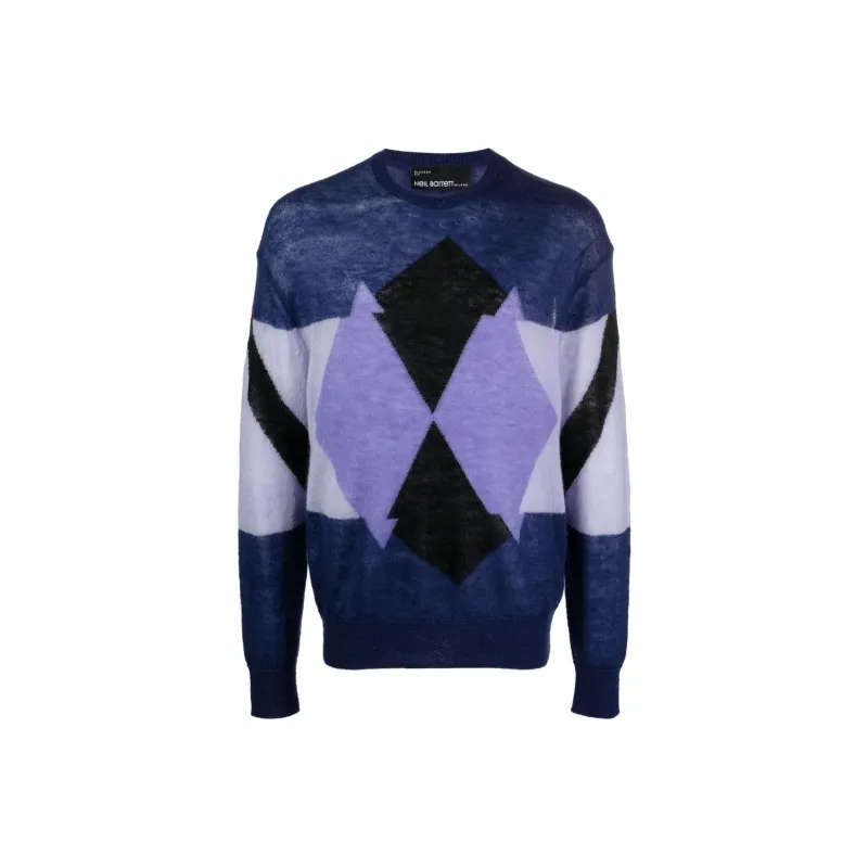 Neil Barrett Sweater Men's Marine Blue-0