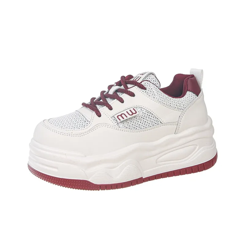 Boogie Bear Height Increasing Breathable Low Top Skateboard Shoes Women's-2