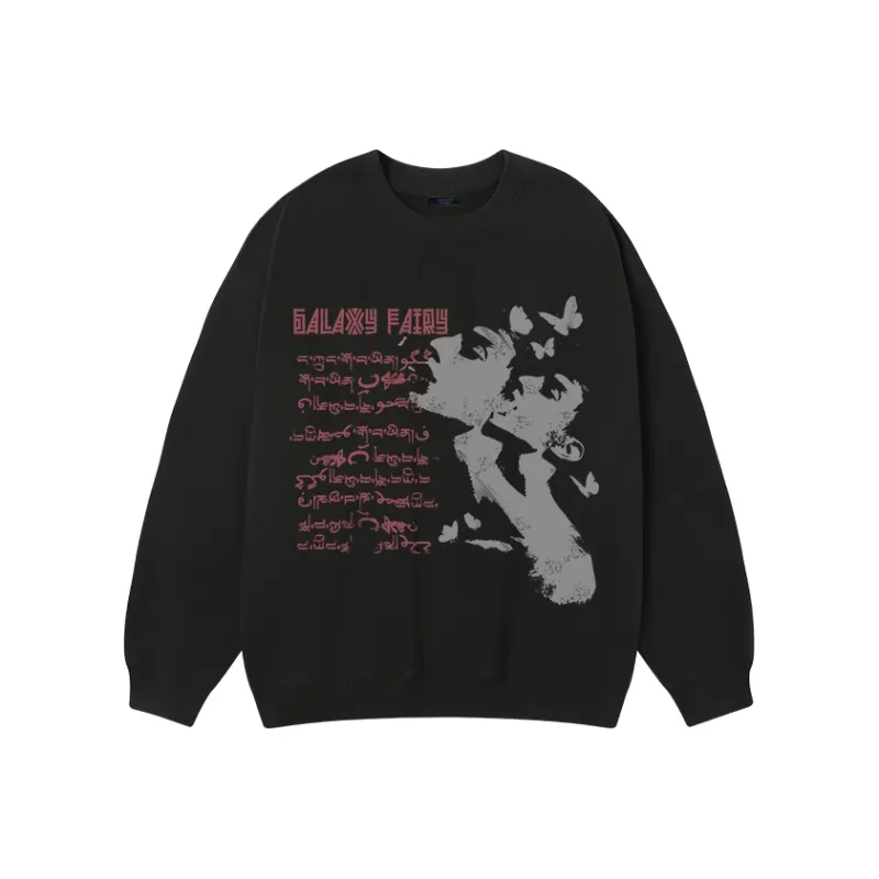 GALAXY FAIRY Sweatshirt Unisex Black-0