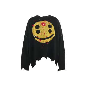 SAINT Mxxxxxx Four Eye Smile Knitted Jumper