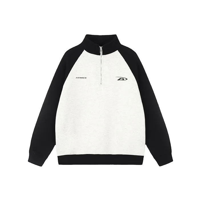 A Chock Sweatshirts Unisex Gray Black-0
