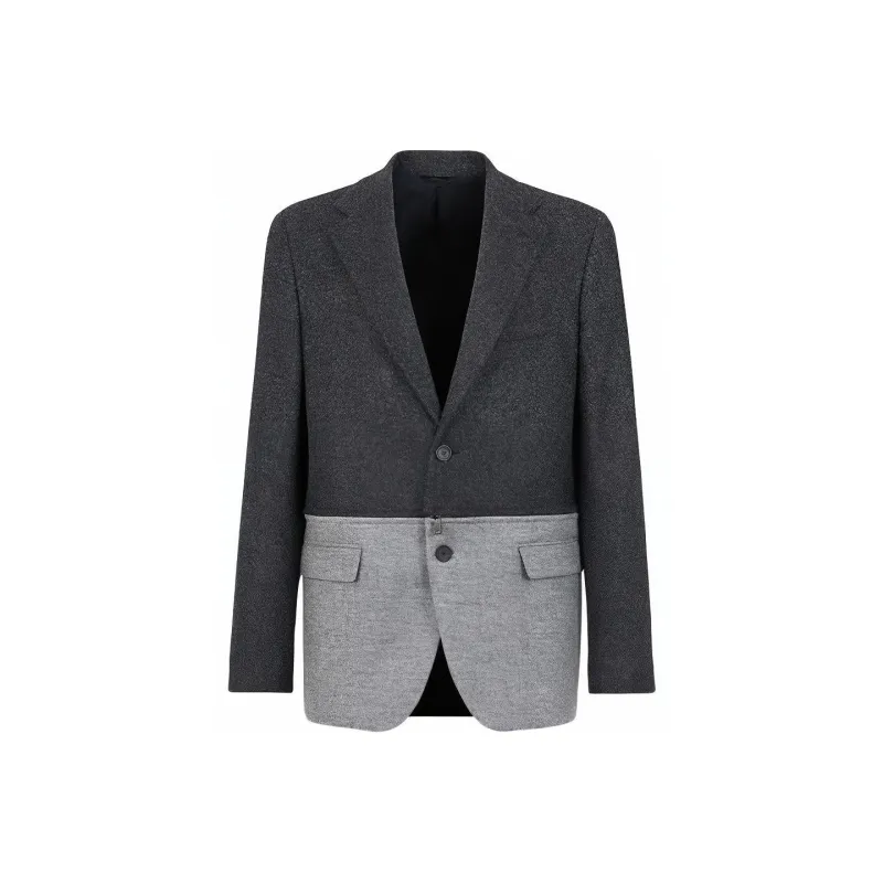 FENDI FW21 Jackets & Coats Men's Gray-0