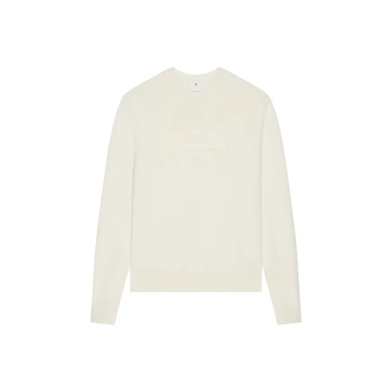 Givenchy Logo Embroidered Knit Sweater-0