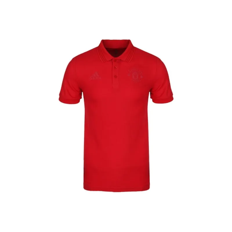 Adidas MUFC Polo Shirts Men Red-0