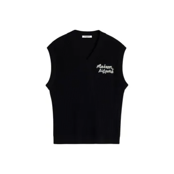 Maison Kitsune Ribbed Sleeveless Vest