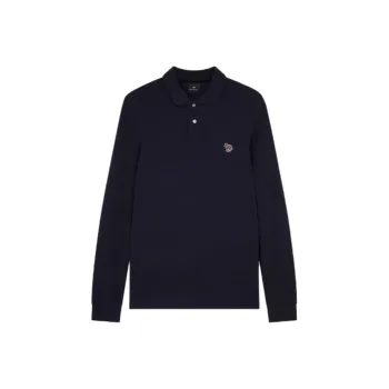 Paul Smith Logo-patch Cotton Polo Shirt