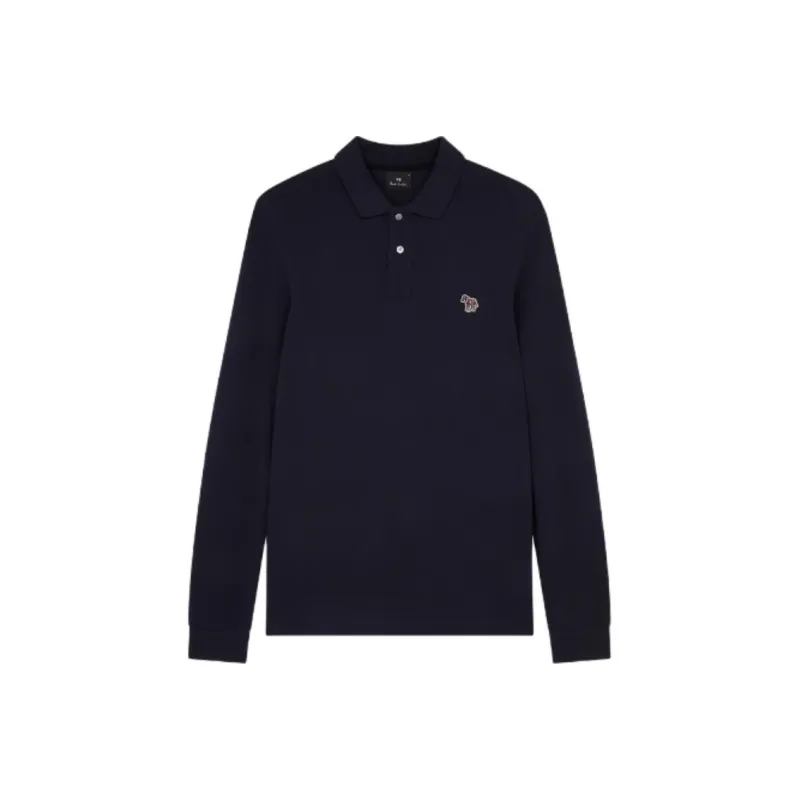 Paul Smith Logo-patch Cotton Polo Shirt-0