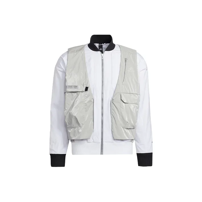 Adidas X Transformers Co branded Series Jackets Coats Unisex Gray-0
