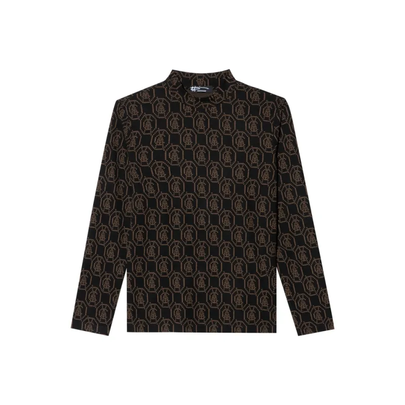 ANDREW MACKENZIE Sweater Men's Black Orange-0