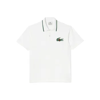 Lacoste X CLOT LACOSTE Collaboration Polo Shirts Unisex White