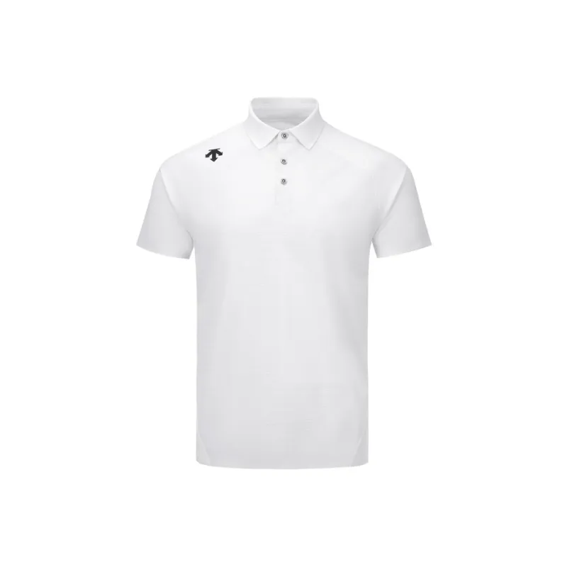 DESCENTE TRAINING Short Sleeved Polo Shirt Men's-0