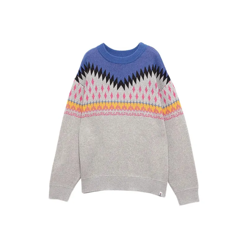 FILA FW24 NORDIC SWEATER Sweater Unisex Gray-0