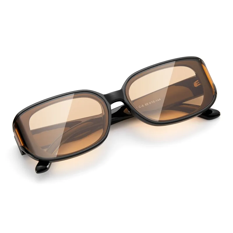 ENFANTIN TR/Memory Plastic Square Sunglasses Unisex-9