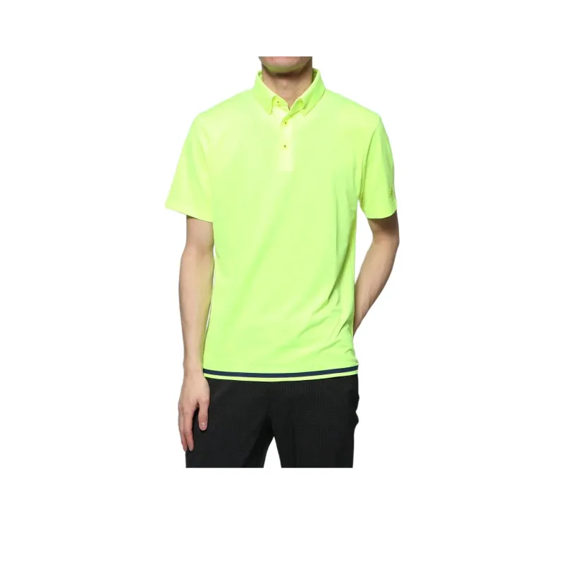 Adidas Golf Polo Shirt Men's Yellow-0
