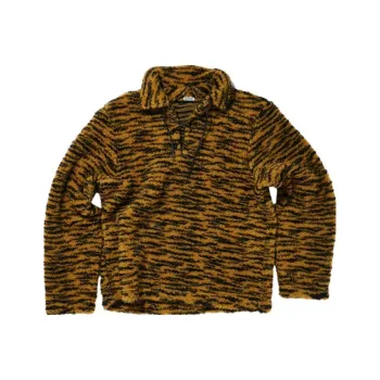 BODE Tiger print Lace up Jumper