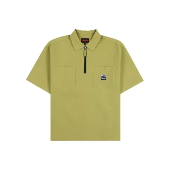 PLEASURES Electron Zip Polo