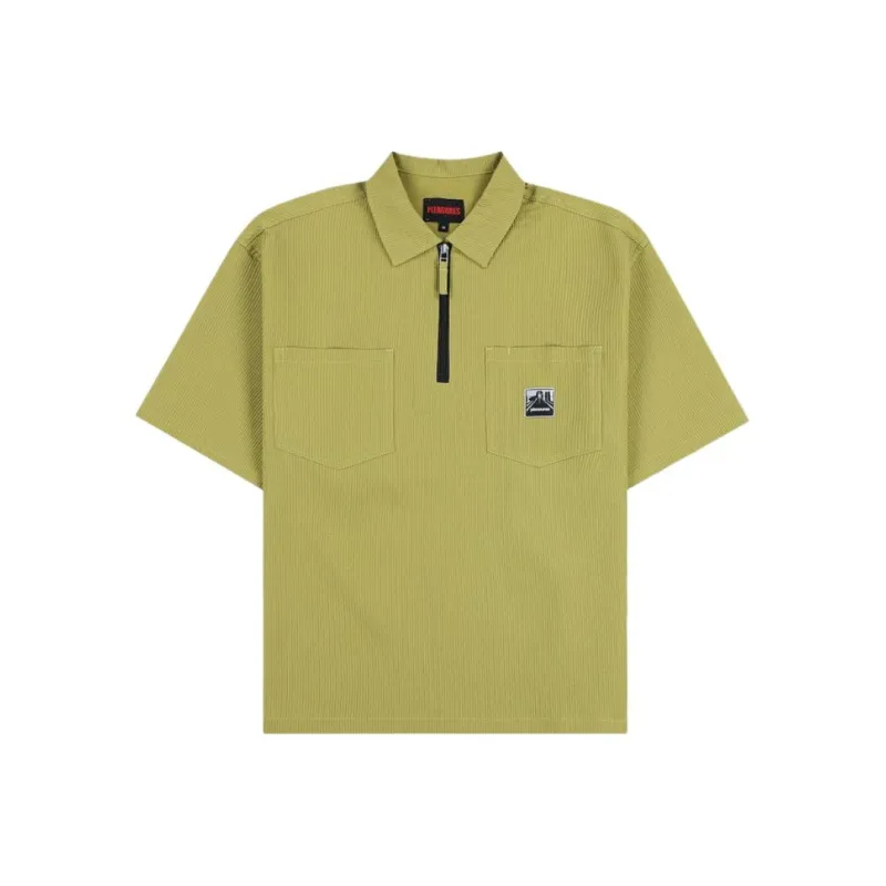 PLEASURES Electron Zip Polo-0