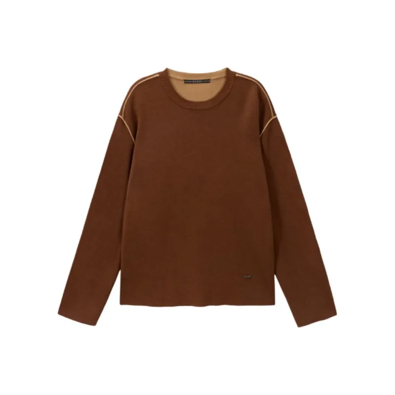 GUESS Sweaters Men Brown-0