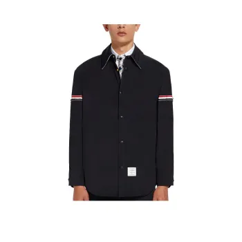 THOM BROWNE Jackets Men Dark Blue