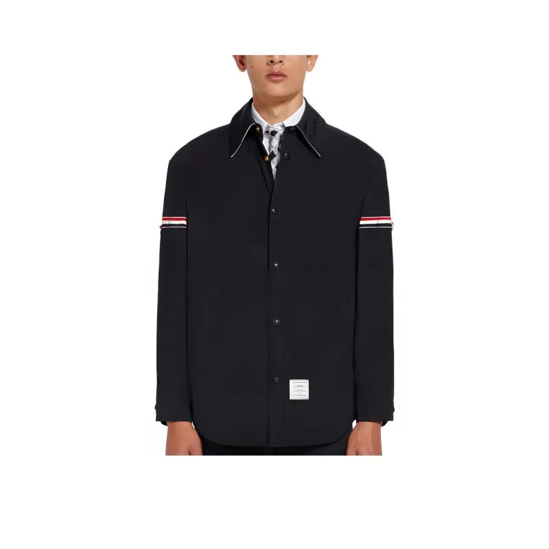 THOM BROWNE Jackets Men Dark Blue-0