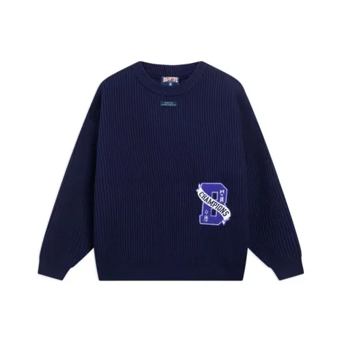 LiNing Knitwear Men's Dark Ship Blue