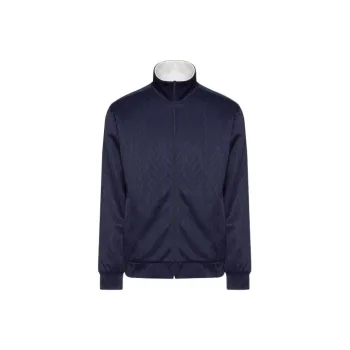 Valentino Jacquard Zipped Track Jacket