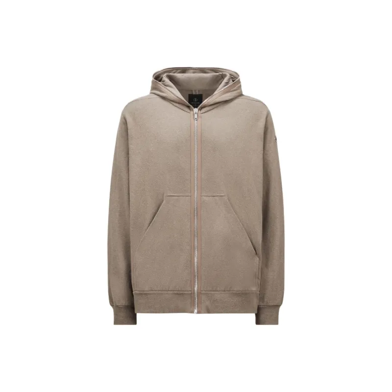 Rick Owens X MONCLER GENIUS RICK OWENS Co brand Sweatshirts Unisex Taupe-0