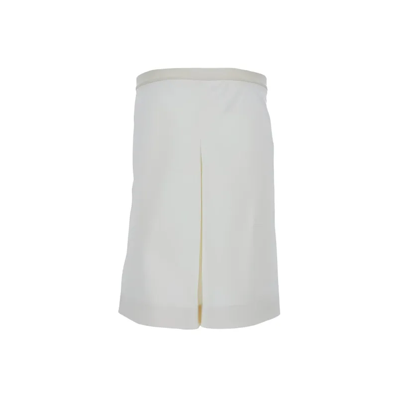 JIL SANDER + Belted Wide Leg Shorts-1